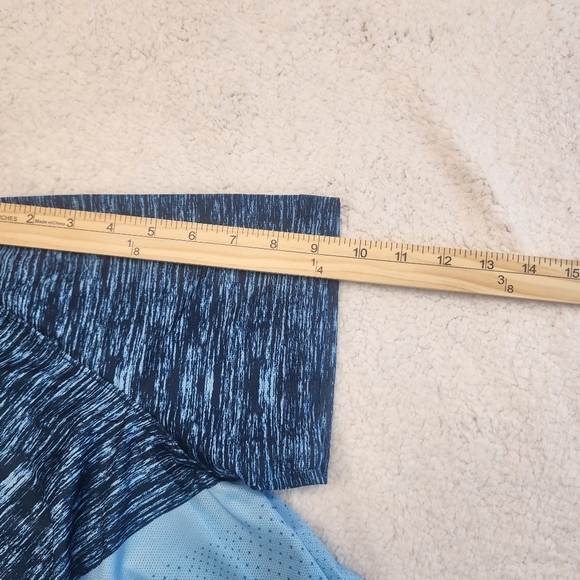 RBX Blue Polo Shirt with Heathered Design - Picture 10 of 12